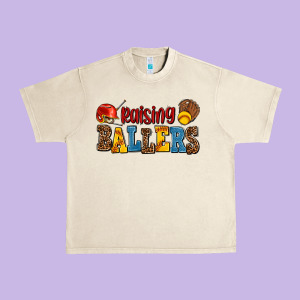 Raising Ballers Urban Heavy Tee Designed By Adodesignshop