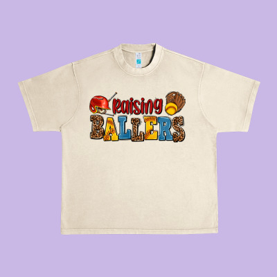 Raising Ballers Urban Heavy Tee Designed By Adodesignshop