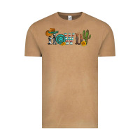 Vintage Camel howdy with cowboy hat and cactus Vintage Tee - Artiststas