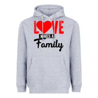 Heather Grey family love Heavyweight Hoodie - Bettercallsaul