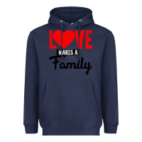 Navy family love Heavyweight Hoodie - Bettercallsaul