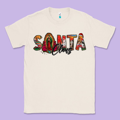 Santa Claus Lady Of Guadalupe Classic Tee Designed By Jasminsmagicworld