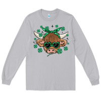 Moon Dust st patrick's day cow Long Sleeve Tee - MaliasSmallBusiness