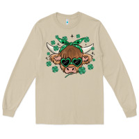 Mushroom st patrick's day cow Long Sleeve Tee - MaliasSmallBusiness