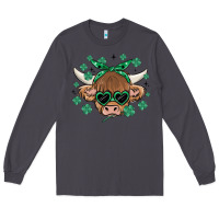 Smoke st patrick's day cow Long Sleeve Tee - MaliasSmallBusiness