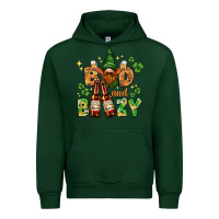 Forest Green St. Patrick's Bad and boozy with gnome Urban Hoodie - HowdyJamesFarm