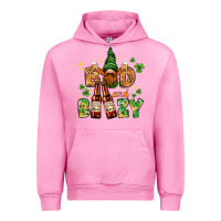 Fuchsia Pink St. Patrick's Bad and boozy with gnome Urban Hoodie - HowdyJamesFarm