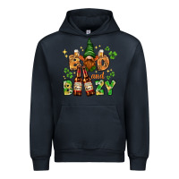 Navy St. Patrick's Bad and boozy with gnome Urban Hoodie - HowdyJamesFarm
