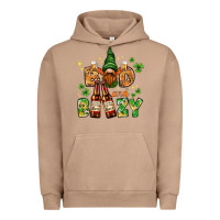 Pigment Burro St. Patrick's Bad and boozy with gnome Urban Hoodie - HowdyJamesFarm