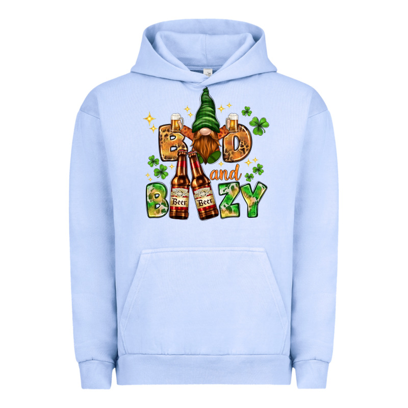 St. Patrick's Bad And Boozy With Gnome Urban Hoodie by HowdyJamesFarm | Teevron