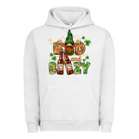 Pigment Lunar Rock St. Patrick's Bad and boozy with gnome Urban Hoodie - HowdyJamesFarm