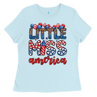 Little Miss America Ladies Tee | Teevron