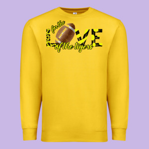 Love Of The Tigers Premium Sweatshirt Designed By Bettercallsaul