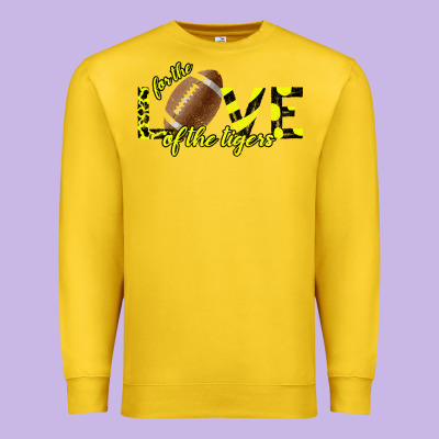 Love Of The Tigers Premium Sweatshirt Designed By Bettercallsaul