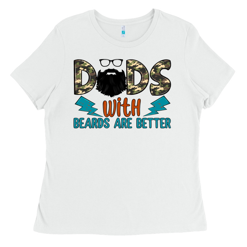 Dads With Beards Are Better Ladies Tee by JahusDesignShop | Teevron