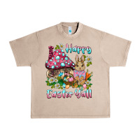 French Oak happy easter y'all rabbit Urban Heavy Tee - BarkalooDesign