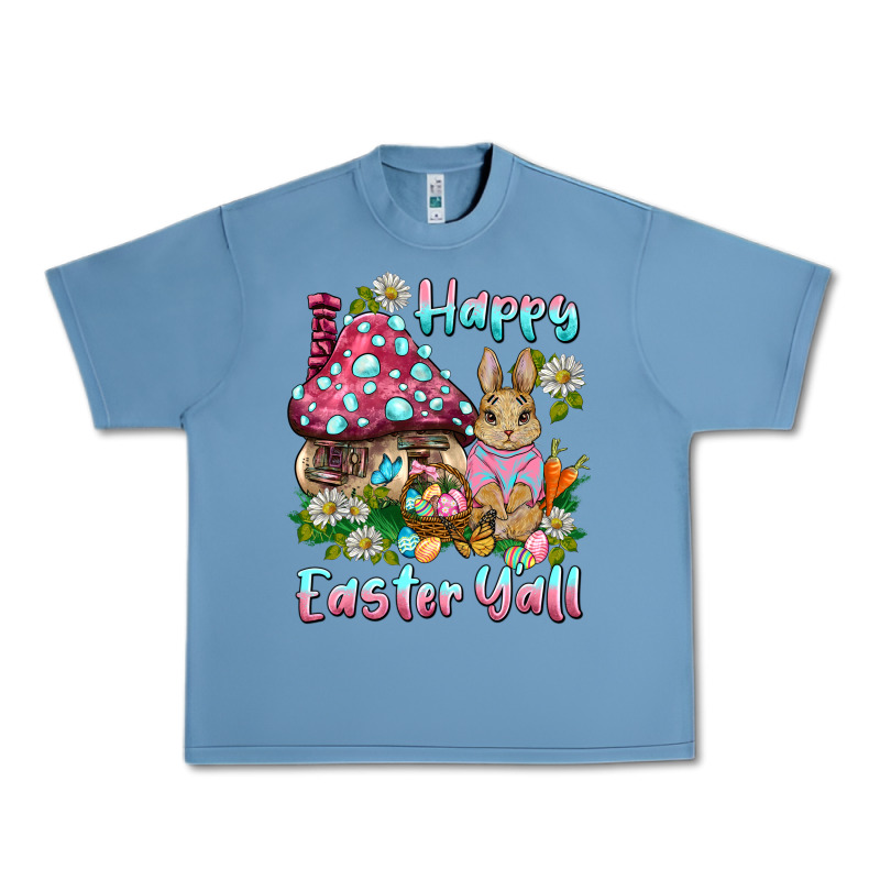 Happy Easter Y'all Rabbit Urban Heavy Tee by BarkalooDesign | Teevron