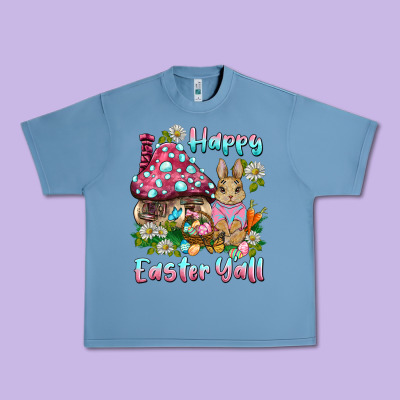 Happy Easter Y'all Rabbit Urban Heavy Tee Designed By Barkaloodesign