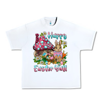 White happy easter y'all rabbit Urban Heavy Tee - BarkalooDesign