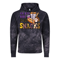 Cloud Black i'm just here for the snacks baseball purple and g Vintage Hoodie - Jasminsmagicworld