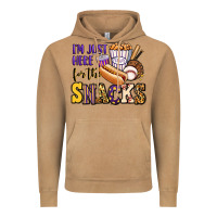 Vintage Camel i'm just here for the snacks baseball purple and g Vintage Hoodie - Jasminsmagicworld