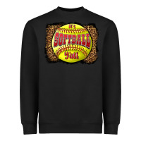 Black it's softball y'all Heavyweight Sweatshirt - LillyAllenDesigns
