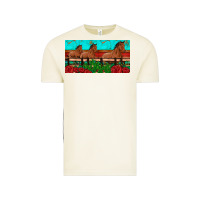Vintage Arctic horses roses ann cactuses license plate Vintage Tee - Artiststas