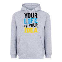 Heather Grey YOUR LIFE YOUR IDEA V2 Heavyweight Hoodie - Bettercallsaul