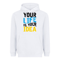 White YOUR LIFE YOUR IDEA V2 Heavyweight Hoodie - Bettercallsaul