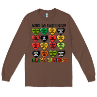 Chestnut what we learn from black history Long Sleeve Tee - MaliasSmallBusiness