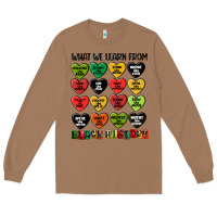 Toasted Coconut what we learn from black history Long Sleeve Tee - MaliasSmallBusiness