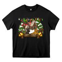Black christmas donkey candy house Heavy Core Tee - BarkalooDesign