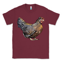 Burgundy Cream Legbar Chicken Classic Tee - LillyAllenDesigns