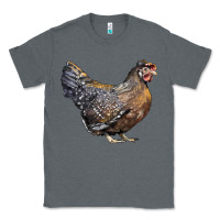 Charcoal Heather Cream Legbar Chicken Classic Tee - LillyAllenDesigns