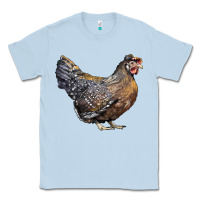 Dusty Blue Cream Legbar Chicken Classic Tee - LillyAllenDesigns