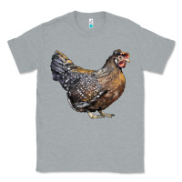 Heather Grey Cream Legbar Chicken Classic Tee - LillyAllenDesigns