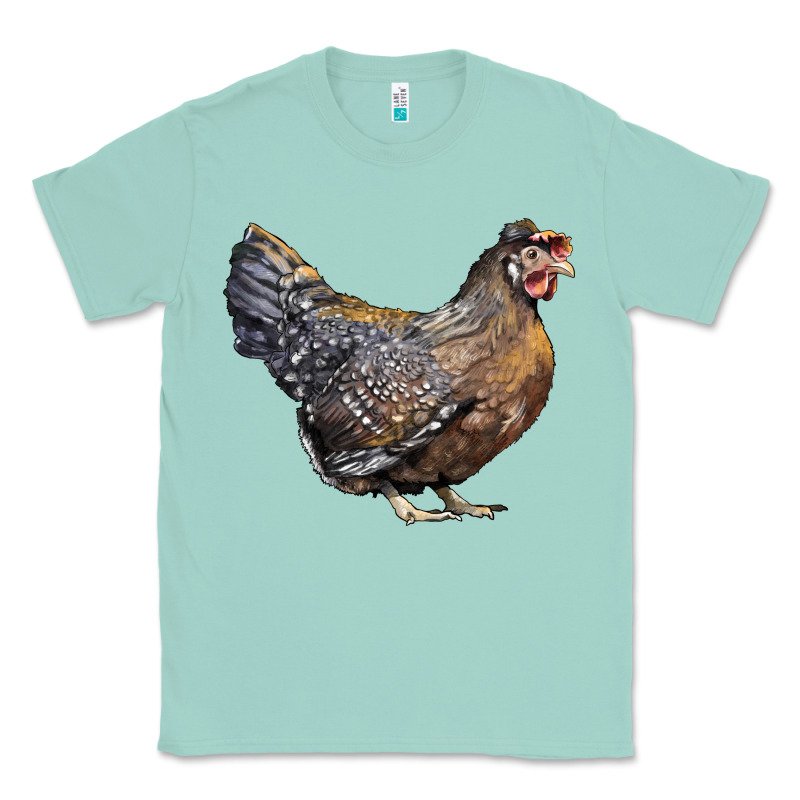 Cream Legbar Chicken Classic Tee by LillyAllenDesigns | Teevron