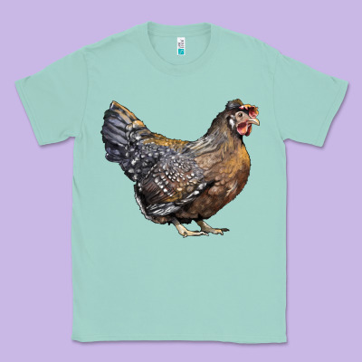 Cream Legbar Chicken Classic Tee Designed By Lillyallendesigns