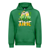 Emerald St.Patrick's Beer time Urban Hoodie - HowdyJamesFarm
