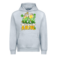 Heather Grey St.Patrick's Beer time Urban Hoodie - HowdyJamesFarm