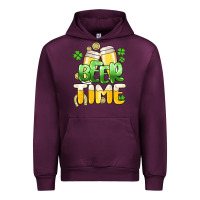 Mauve Wine St.Patrick's Beer time Urban Hoodie - HowdyJamesFarm