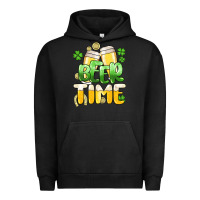 Pigment Black St.Patrick's Beer time Urban Hoodie - HowdyJamesFarm
