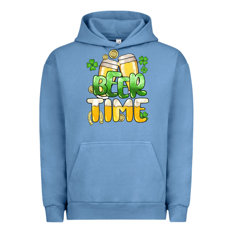 St.patrick's Beer Time Urban Hoodie by HowdyJamesFarm | Teevron