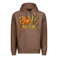 Chestnut Love Fall Y'all Premium Hoodie - texasbilliewilder
