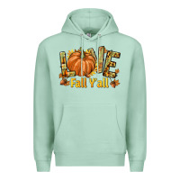 Seafoam Love Fall Y'all Premium Hoodie - texasbilliewilder