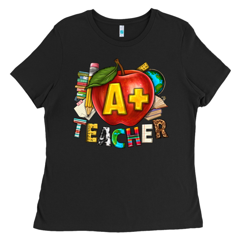 A Plus Teacher Ladies Tee by texasbilliewilder | Teevron