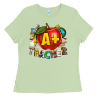 Matcha a plus teacher Ladies Tee - texasbilliewilder