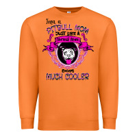 Carrot I'm A Pitbull Mom Just Like A Normal Mom Premium Sweatshirt - Bettercallsaul