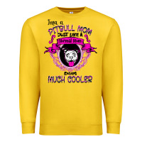 Lemon I'm A Pitbull Mom Just Like A Normal Mom Premium Sweatshirt - Bettercallsaul
