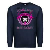 Navy I'm A Pitbull Mom Just Like A Normal Mom Premium Sweatshirt - Bettercallsaul